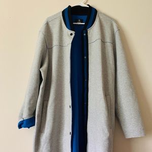 Oversized sport jacket.